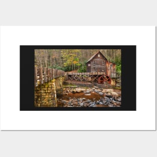 Glade Creek Grist Mill Posters and Art